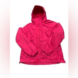 THE NORThFACE Bright pink water proof jacket